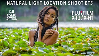 Natural Light Location Shoot BTS with Fuji X Series & DJI Osmo Action