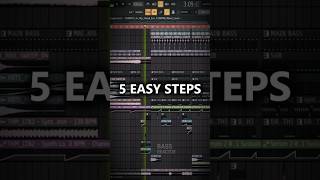 ✅ 5 EASY Steps to Make a PRO Minimal Bass | FL Studio Tutorial #flstudio #techhouse #tutorial