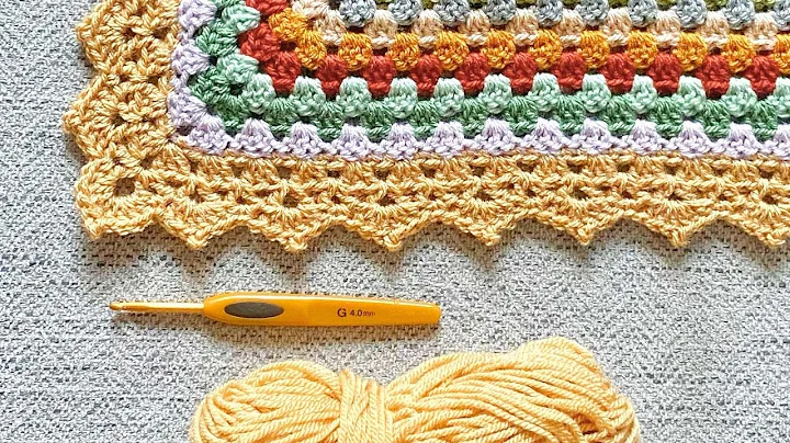 Crochet Granny Blanket Border Tutorial - EASY Step-by-Step Instructions