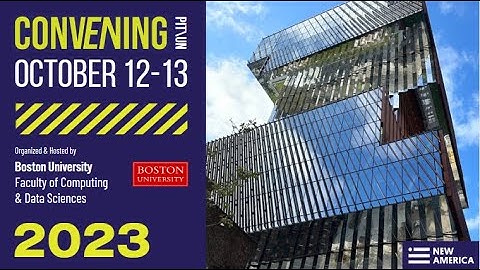2023 PITUN Convening - Boston University - CDS