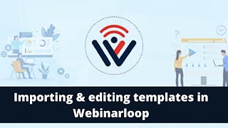 Webinar landing page templates in Webinarloop - How to create an awesome Webinar