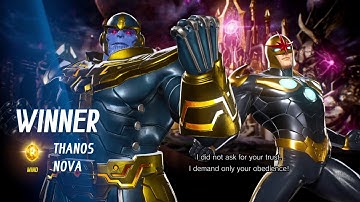 Thanos & Nova Arcade mode | Marvel vs Capcom Infinite