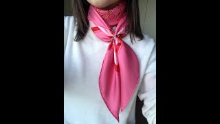 How to style your HERMES SCARF | Tips and Tricks