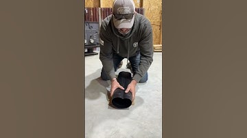 Quick & Easy Trick to Connect a Flue Pipe Like a Pro! #diy #tips #tricks #fyp #reels #pipe #stove