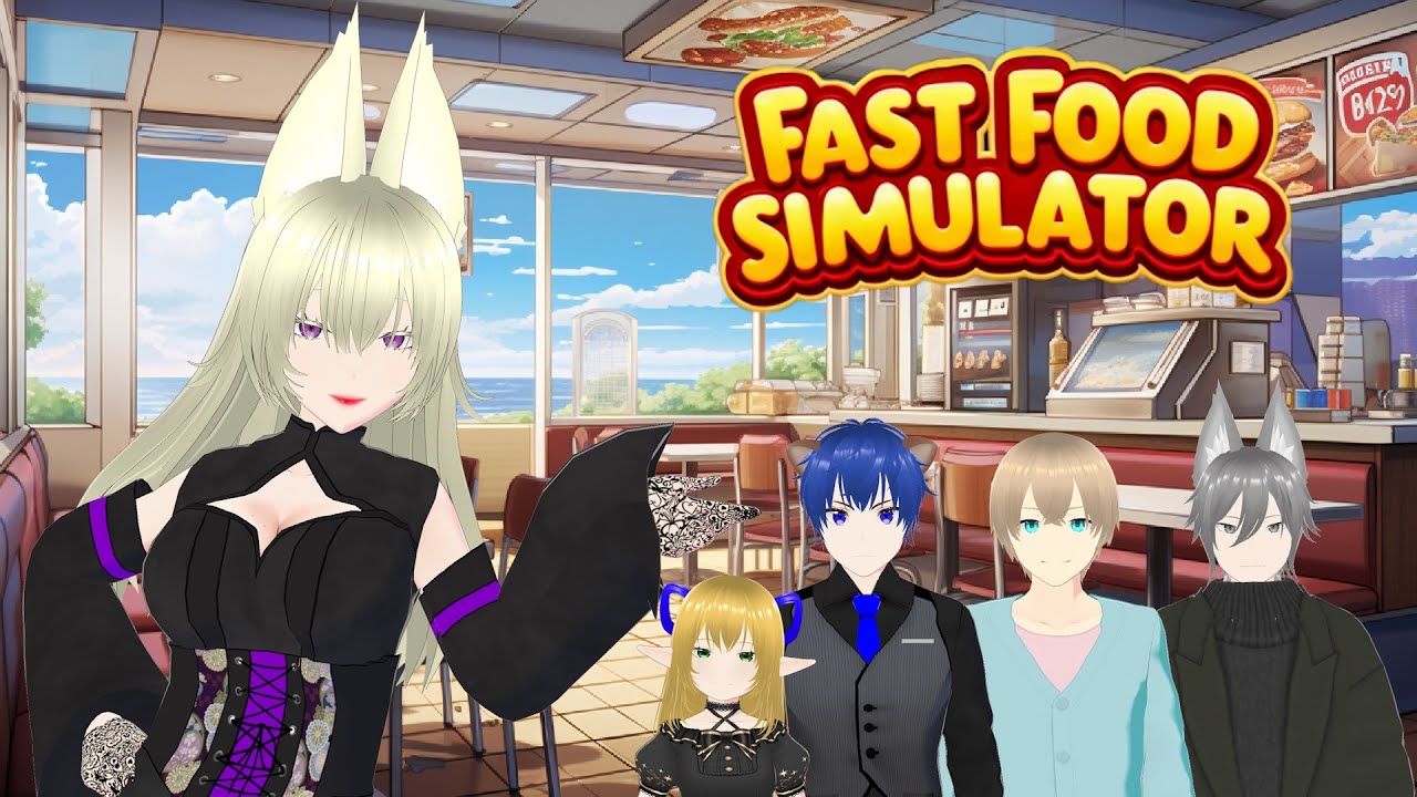 【Fast Food Simulator】ファストフード店を経営してみる！#2 【Lunetta】