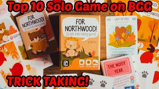 For Northwood Review  A Top 10 BGG Rated Solo Game!