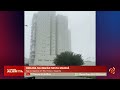 O dia começou com muito neblina na região