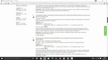 Advanced ACM Digital Library Search