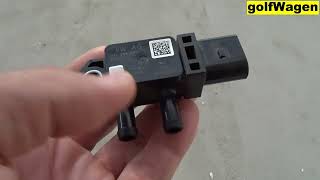 P2002 DPF efficiency below treshold VW Polo dpf pressure sensor replacement
