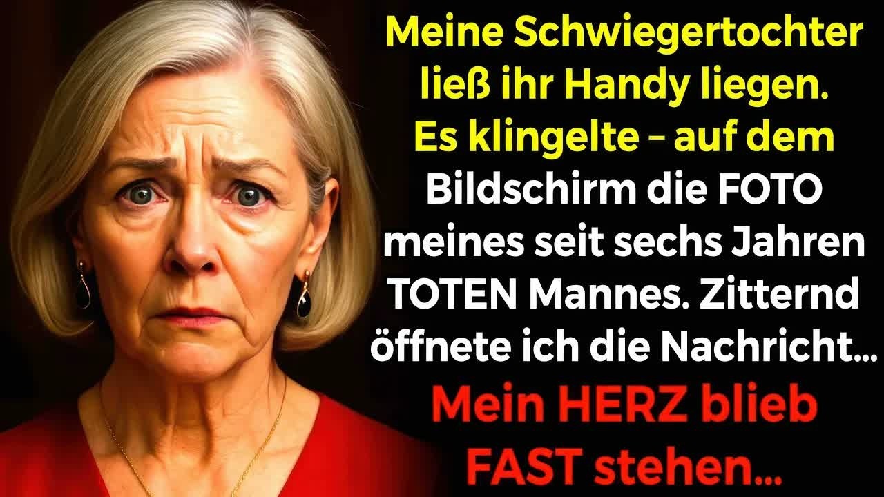 Es war ein normaler Dienstagmorgen. Ich wollte Kaffee kochen, als das Handy meiner Schwiegertochter auf dem Tisch leuchtete. Auf dem Display lächelte mein Mann – seit fünf Jahren tot. Daneben...