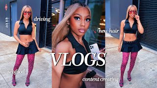 VLOGS: DAY IN THE LIFE OF A CONTENT CREATOR! | sponsorships, life update, driving, food, &amp; more!