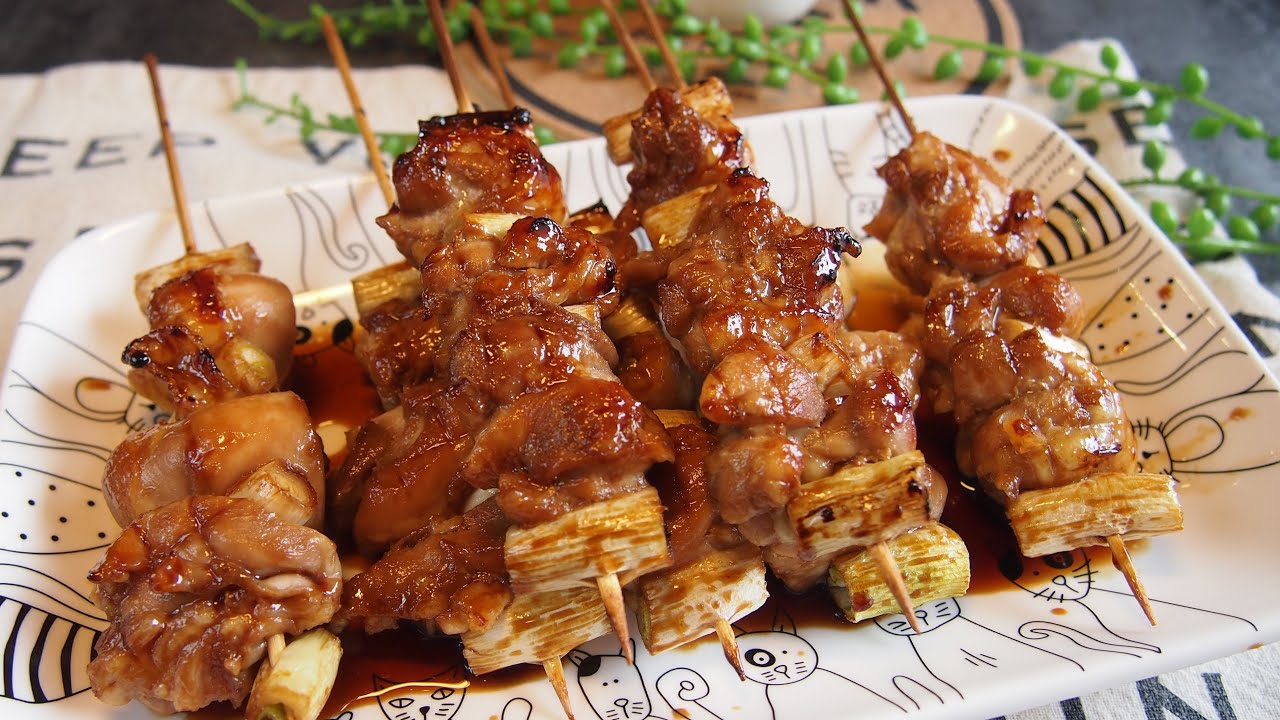 How to make Yakitori from Scratch using Oven  Super Easy Japanese Satay Recipe
