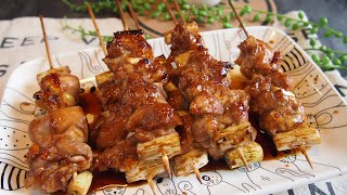 How to make Yakitori from Scratch using Oven 焼き鳥 Super Easy Japanese Satay Recipe