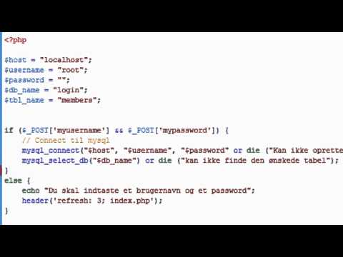 Video: Sådan Lærer Du Mysql Og Php