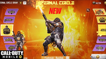 *NEW* Legendary Firebreak Basilisk🔥 Gameplay 🔥 Infernal circle draw 🔥COD MOBILE 🔥