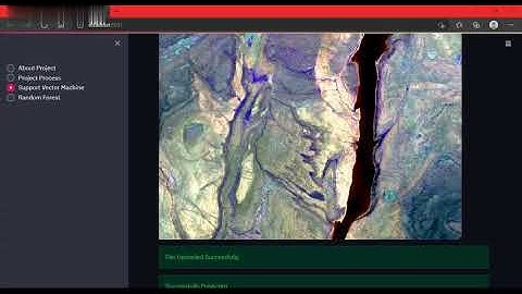 River network identification from Satellite Imagery using Machine Learning Algorithms