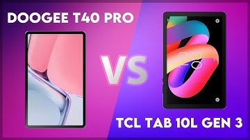 Doogee T40 Pro vs TCL Tab 10L Gen 3 Comparison