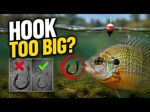 Stop Missing Spring Panfish: Why Your Hook Is Exactly One Size Too Big