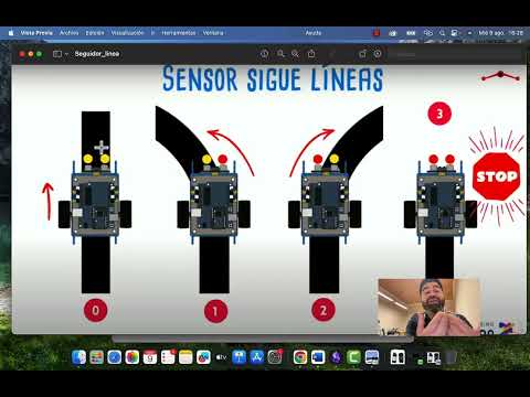 8- Robot seguidor de línea - explicación y lógica