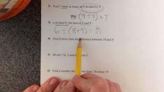 Rewriting Number Sentences Wealth