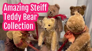 An Amazing Steiff Teddy Bear Collection with John Port | Antique Bear Video