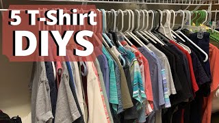 5 T-Shirt DIYs to Make from Old or Thrifted T-Shirts | Tutorial Tuesday Ep. 121