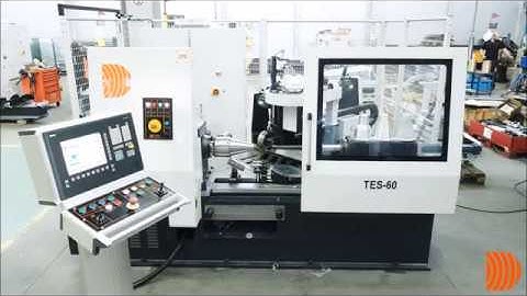 DENN TES-60 CNC metal spinning & shear forming machine (Playback Programming)