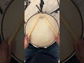 Variante de Intermediate I para practicar doble golpe en p #percussionist #percussion #drums #music