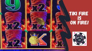 TIKI FIRE! 🌋 Slot Machine BONUSES!!  This game was HOT 🔥 my greatest comeback!