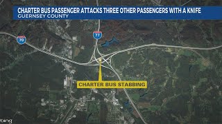 Ohio man allegedly attacks passengers with a knife on charter bus, 4 people injured including attack