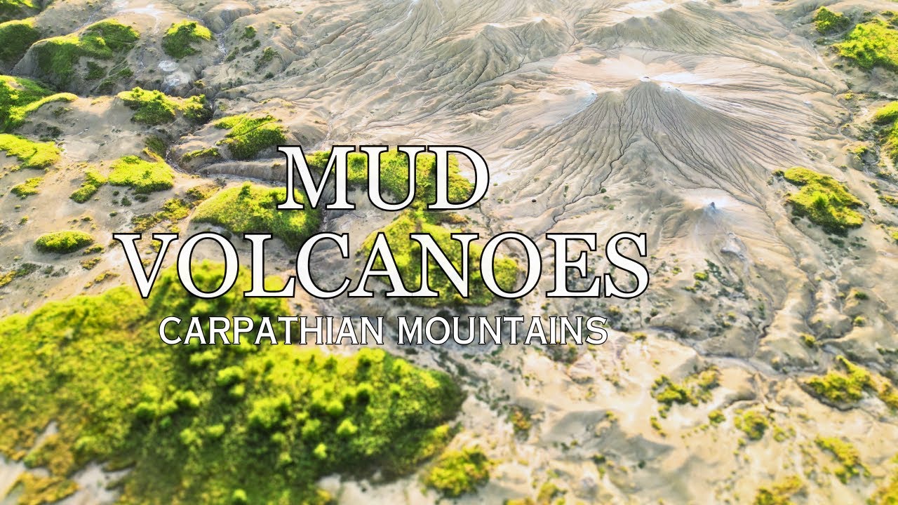 4K Nature's Wonders: Exploring Carpathian Mud Volcanoes with Relaxing Music