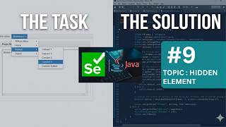 Hidden element | Selenium Java Automation Challenge #9| UI Automation
