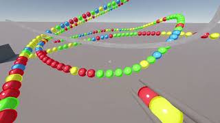 Rune Cascader (Prototype 4) - Custom Toon Orb Shader for the Balls #indiegame #unity