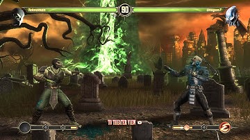 Mortal Kombat Komplete Edition Reptile VS Cyber-subzero