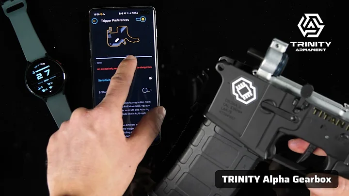 TRINITY Alpha gearbox teaser: GATE TITAN II Bluetooth® & realistic reload sequence