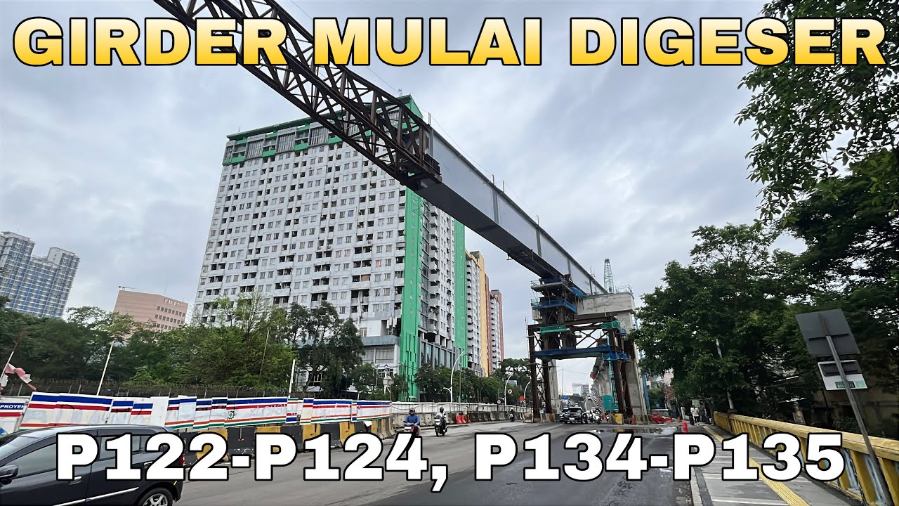 Update Pembangunan Jalur LRT Jakarta Fase 1B Velodrome-Manggarai Zona 2 (8 Maret 2026)