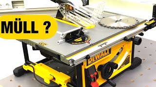 Dewalt 7492 - Der Müll kann weg ?! Tischkreissäge | Proofwood