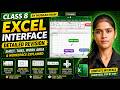 Excel Class 8 | Interface Revision 🔥 Sheet, Tabs &amp; Workspace Explained | Muskan Mam