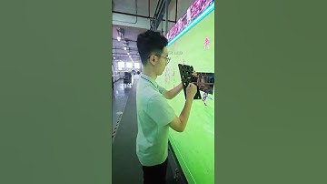Successfully repaired the LED wall.#leddisplay #ledwall #ledscreen #eagerled #ledmodule