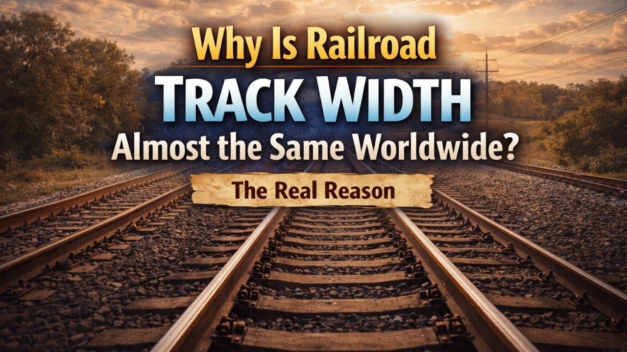 Почему ширина железнодорожных путей практически одинакова во всем мире?