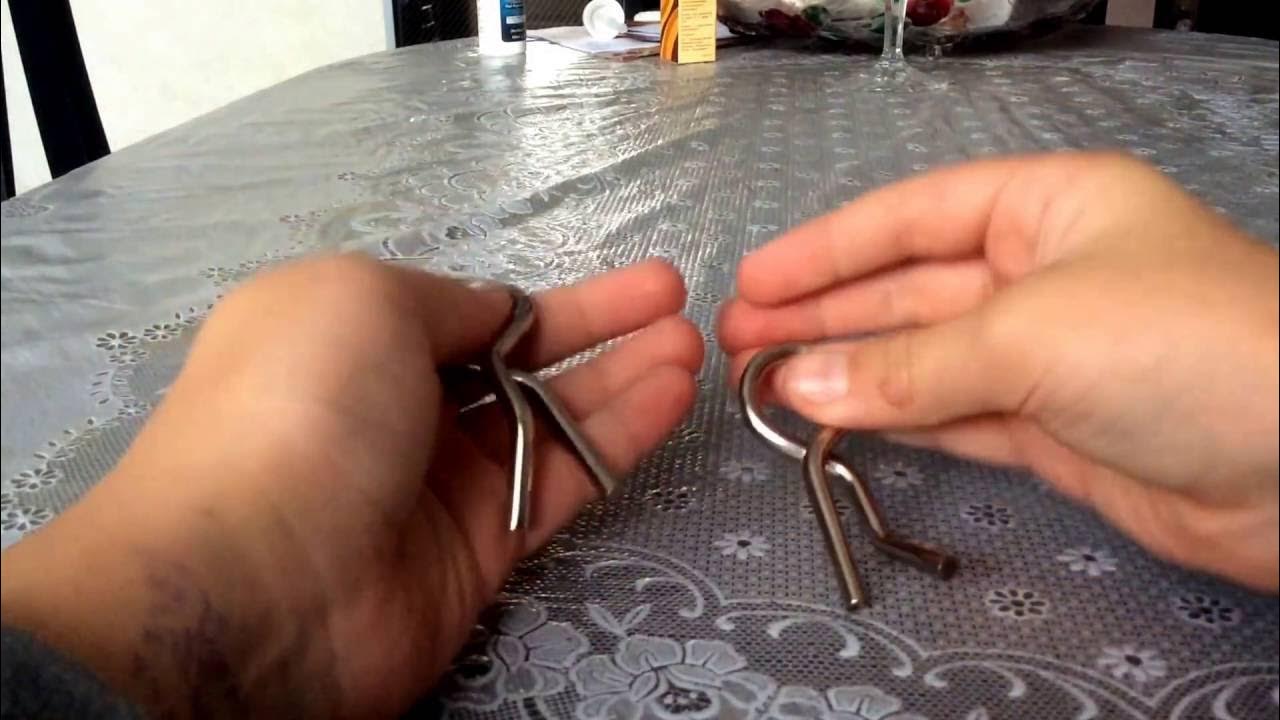 Головоломка 2 кольца(решение) - YouTube