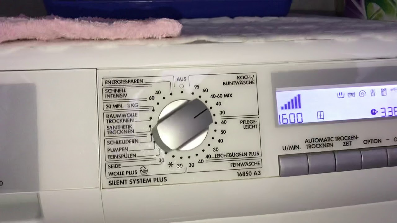 Aeg Lavamat Turbo 16850a3 Trocknet Nicht Mehr www.youtube.com