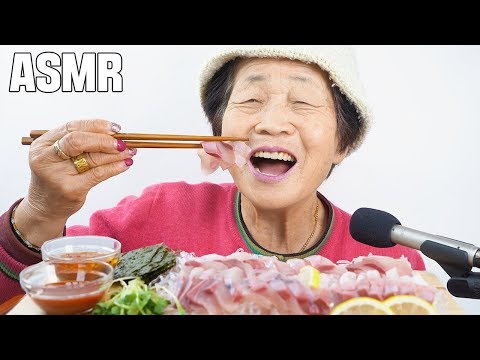 [SUB] 영원씨 방어 먹방 ASMR <strong>Yellowtail</strong> mukbang  ぶり食う