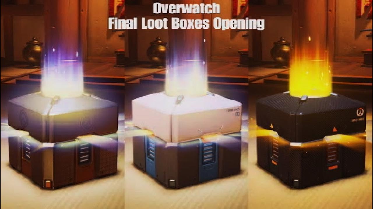 My final Loot Box opening for Overwatch