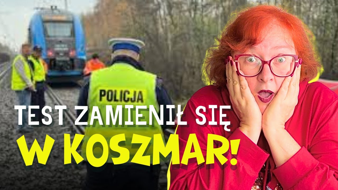 TESTUJE POCIĄG POZNAŃ–WILNO: 4H W POLU PO TRAGICZNYM WYPADKU! 😳