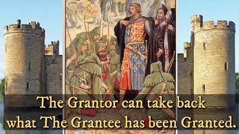 Excerpt: "The Difference Between Grantor and Grantee"