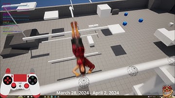 C++ | Unreal Engine 5 | Parkour Locomotion | Game Dev Log:  March 28, 2024   April 2, 2024