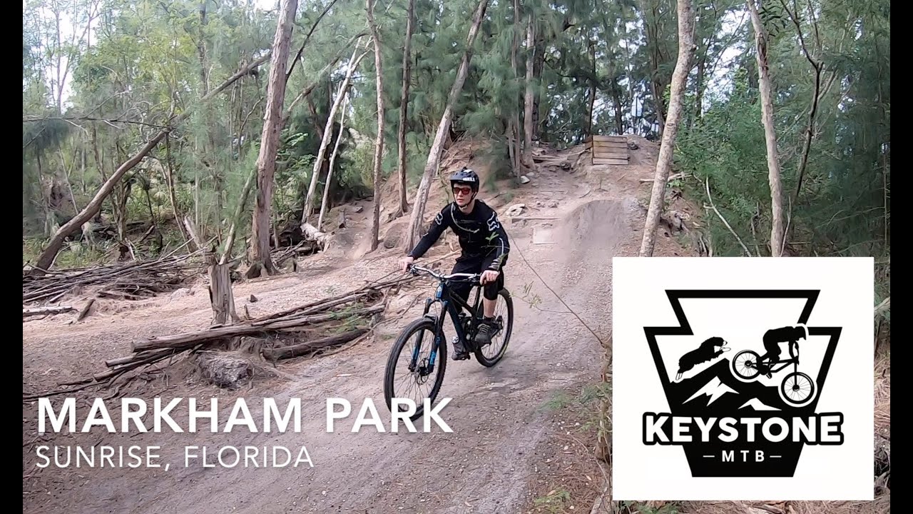 Markham Park Mountain Bike Trails   Sunrise Florida