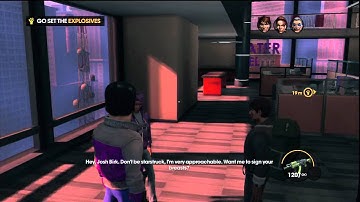 1 Saints Row The Third Zombie Hardcore Walkthrough PS3 HD (When Good Heists Go Bad)