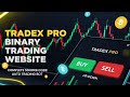 Tradex Pro Binary Trading Website Free Script with Admin Panel || Make Binance Clone Website